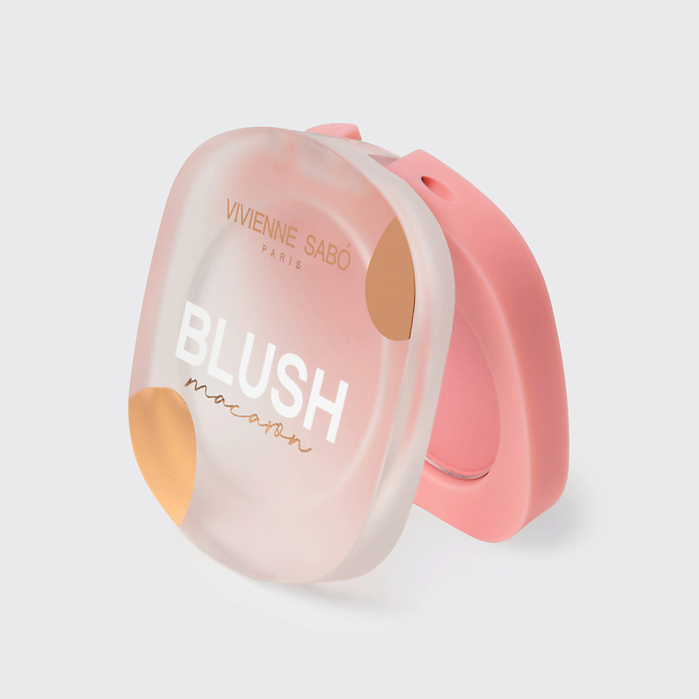 Vivienne Sabo Macaron Matte Face Blush Матовые румяна для лица 02 Холодный розовый