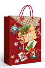 Пакет подарочный ламинированный ML "Посылка от Деда Мороза" 10000571 (ТМ Хорошо)