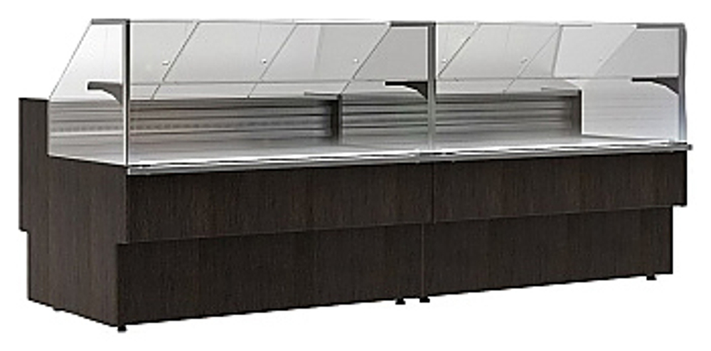 Витрина холодильная Carboma Bavaria 2 GC110 SV 1,25-1 (ВХСр-1,25 Bavaria 2 GC110) (статика, без боковин)