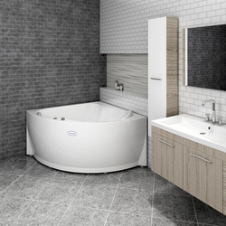 Акриловая ванна Radomir Vanessa (Радомир Ванесса) Альтея 125х125, с каркасом