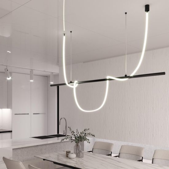 359133 KONST NT23 068 черный Светильник светодиодный IP20 LED 4000K 38W 170-265V 3800Лм RAMO