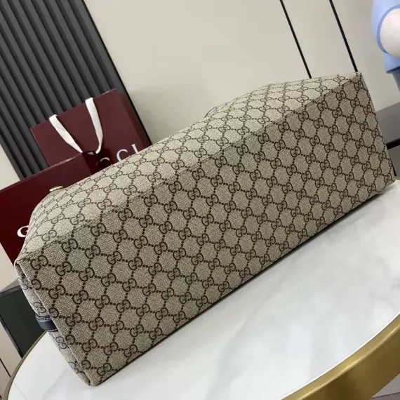 Сумка-тоут Gucci GG Emblem , чёрный