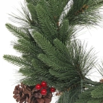 Венок хвойный новогодний «Сказочный этюд» 50 см, леска+резина, шишки, ягоды