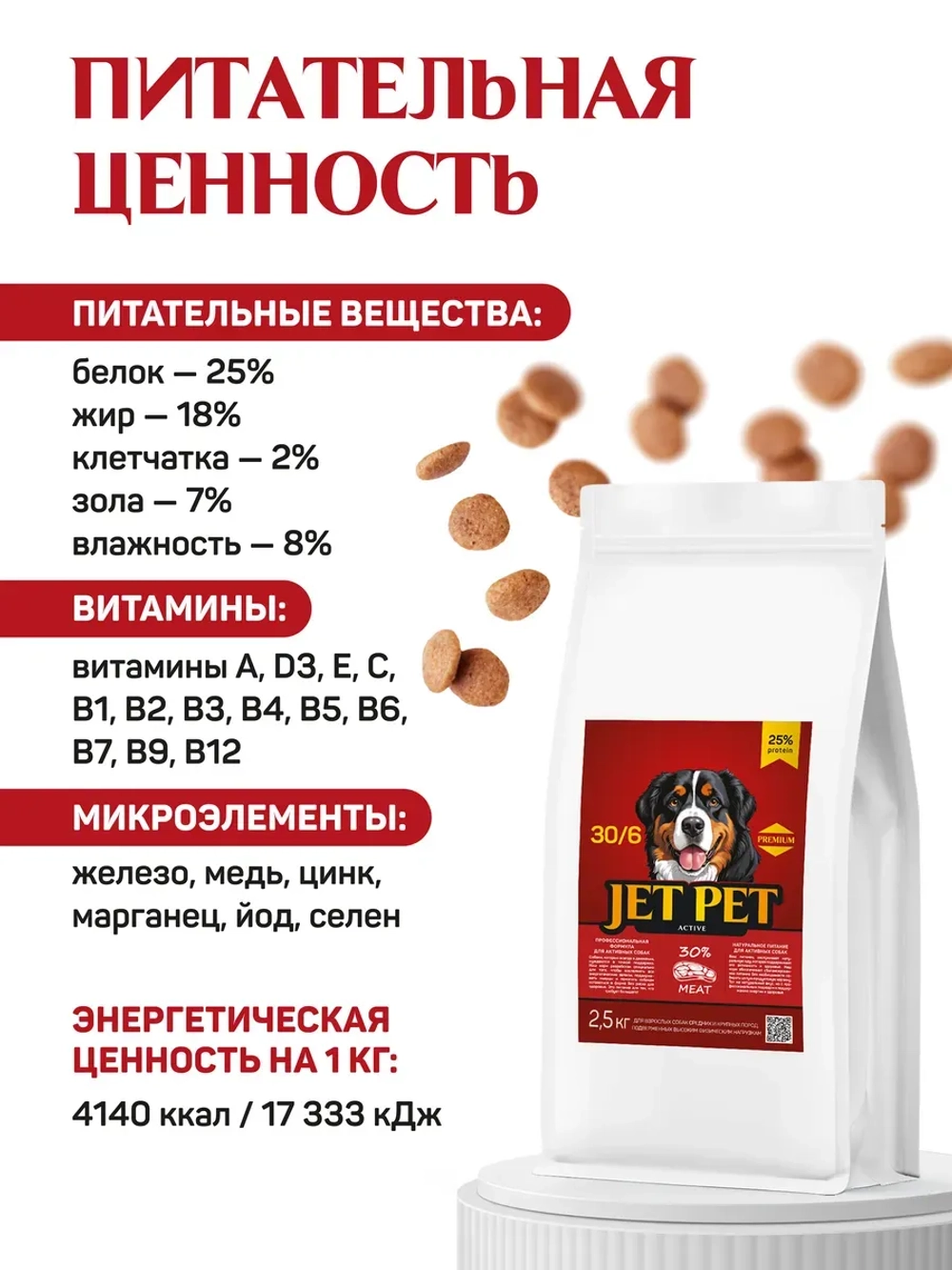 Classic корм для активных собак, говядина 12 кг