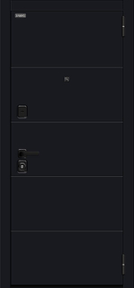 Прайд Total Black/Snow Melinga 205*96 правое