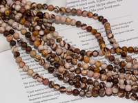 Нить бусин из яшмы 6,8мм