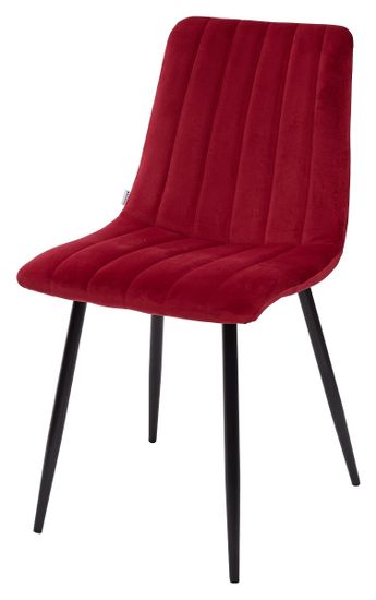 Стул DUBLIN G108-38 винный/ черный каркас, велюр М-City