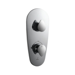 Jaquar, Смеситель для ванны встраиваемый, Vignette Prime, термостат, Хром VGP-CHR-81661K