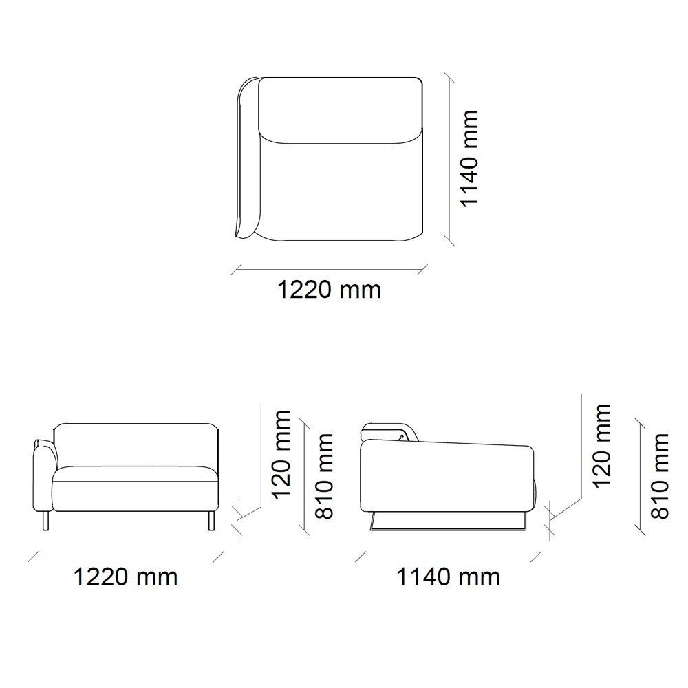 Подъемный с правым подлокотников 100 JEREZ EH70202