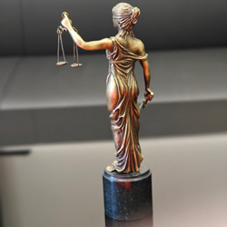 Статуэтка "Фемида" из бронзы малая