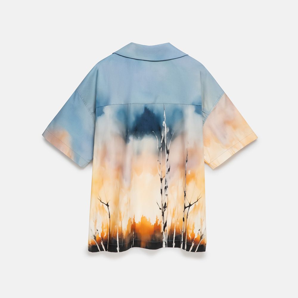 Рубашка Яндекс Гавайская желтая