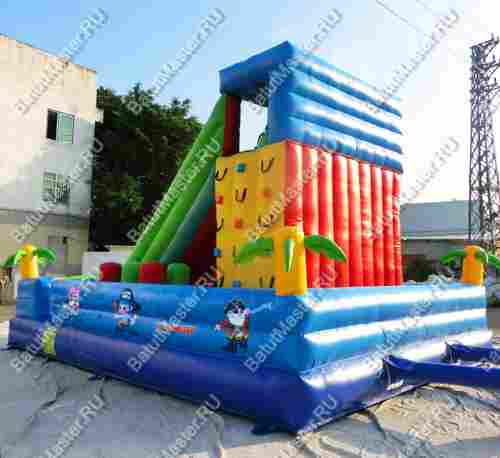 Надувная горка "Остров пиратов"