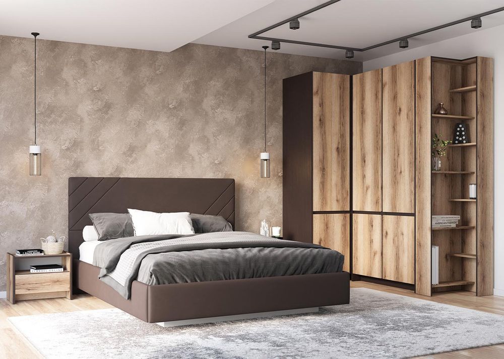 Модульная система ПРАГА Шкаф угловой прямой ЛЕВЫЙ