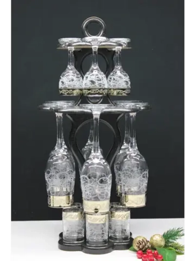 Барный набор 18 предметный с Бокалом