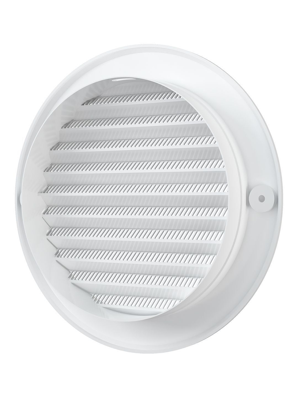 Решетка вентиляционная РКС фланец D125 сетка D161 пластик ERA