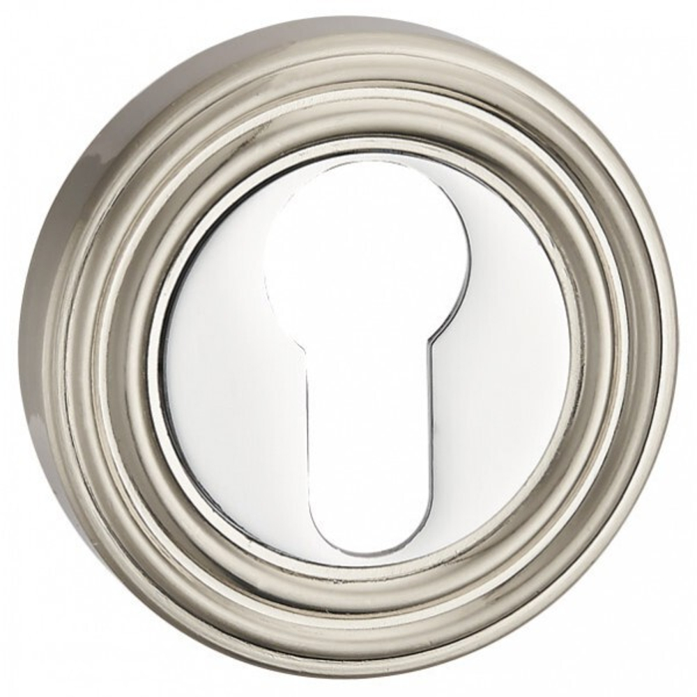 [ТОВАРА НЕТ В НАЛИЧИИ] Накладка на цилиндр Пунто ET ML, цвет никель матовый (гарантия - 6 месяцев)