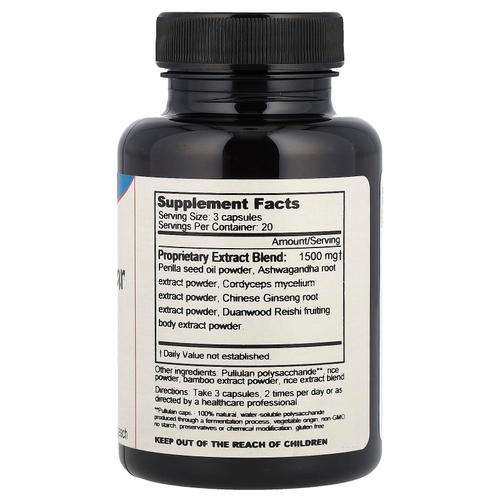 Dragon Herbs, Perilla Clear, 500 мг, 60 вегетарианских капсул