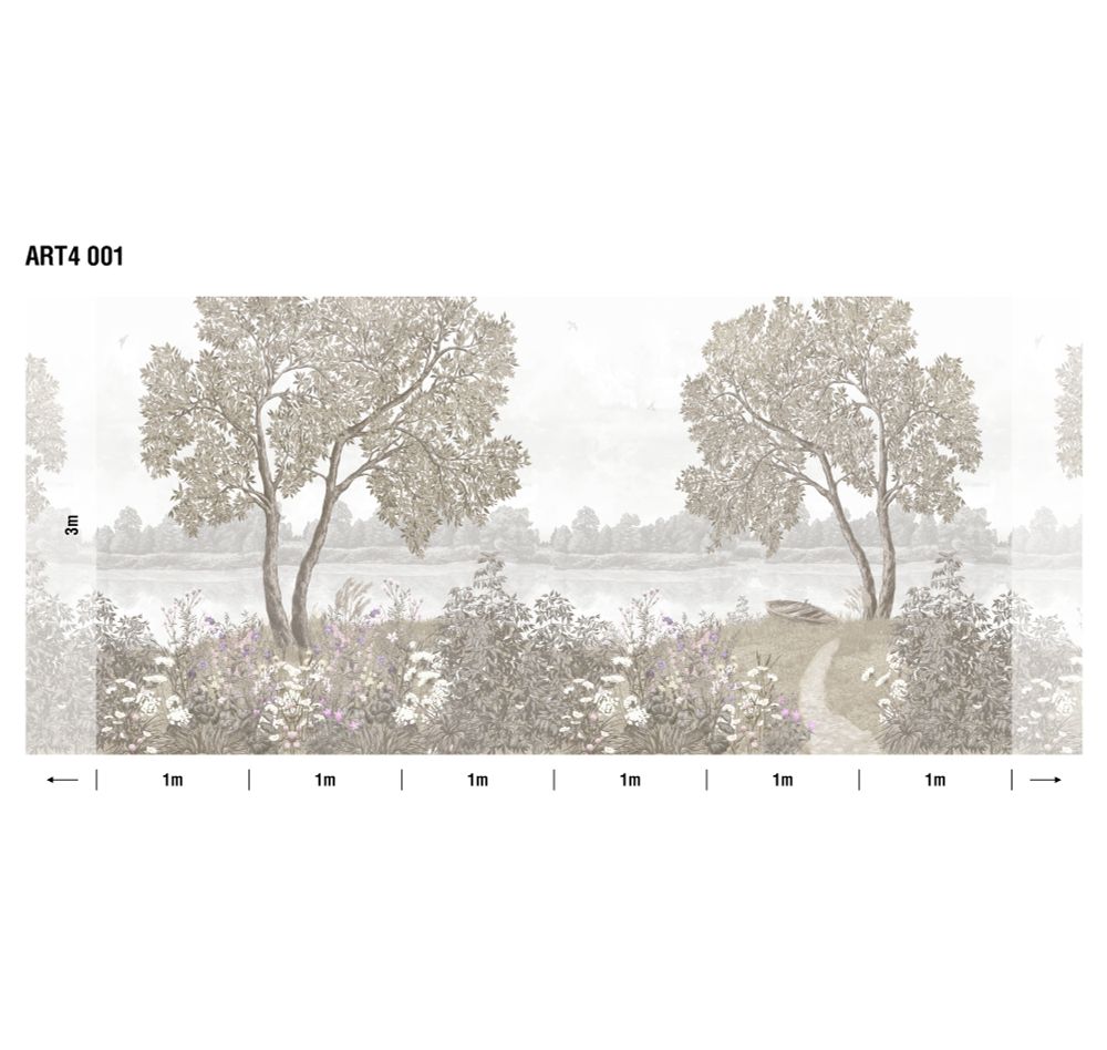 Пейзаж Берег Лоймины панно