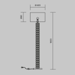 Торшер Maytoni TALENTO DIA008FL-01CH