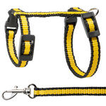 Комплект шлейка и поводок для морской свинки из капрона "Прогулка", 130*190*80; 10*1200мм, Gamma