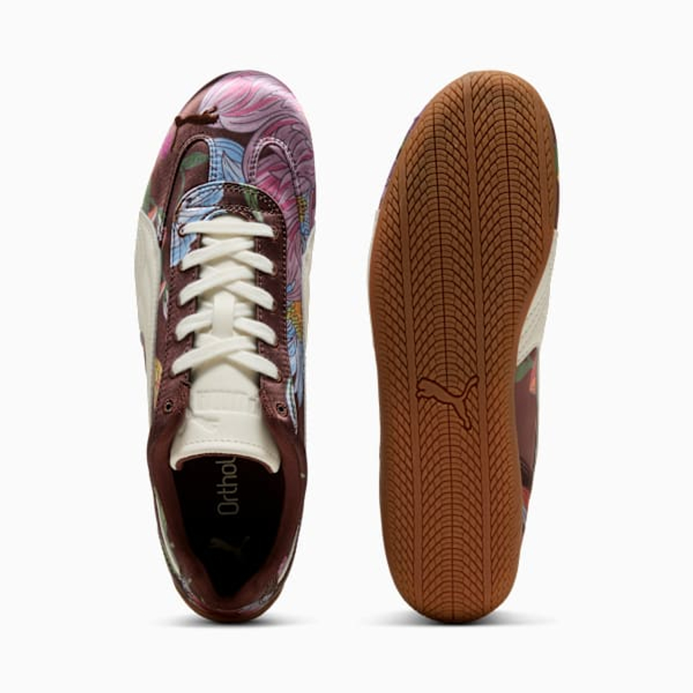 PUMA Кроссовки унисекс Speedcat Silky, шоколадный/белый