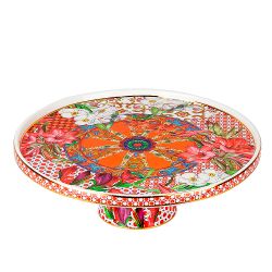 Тортовница на ножке "Secret Garden" d=31см. h=10см (фарфор) (подарочная упаковка)