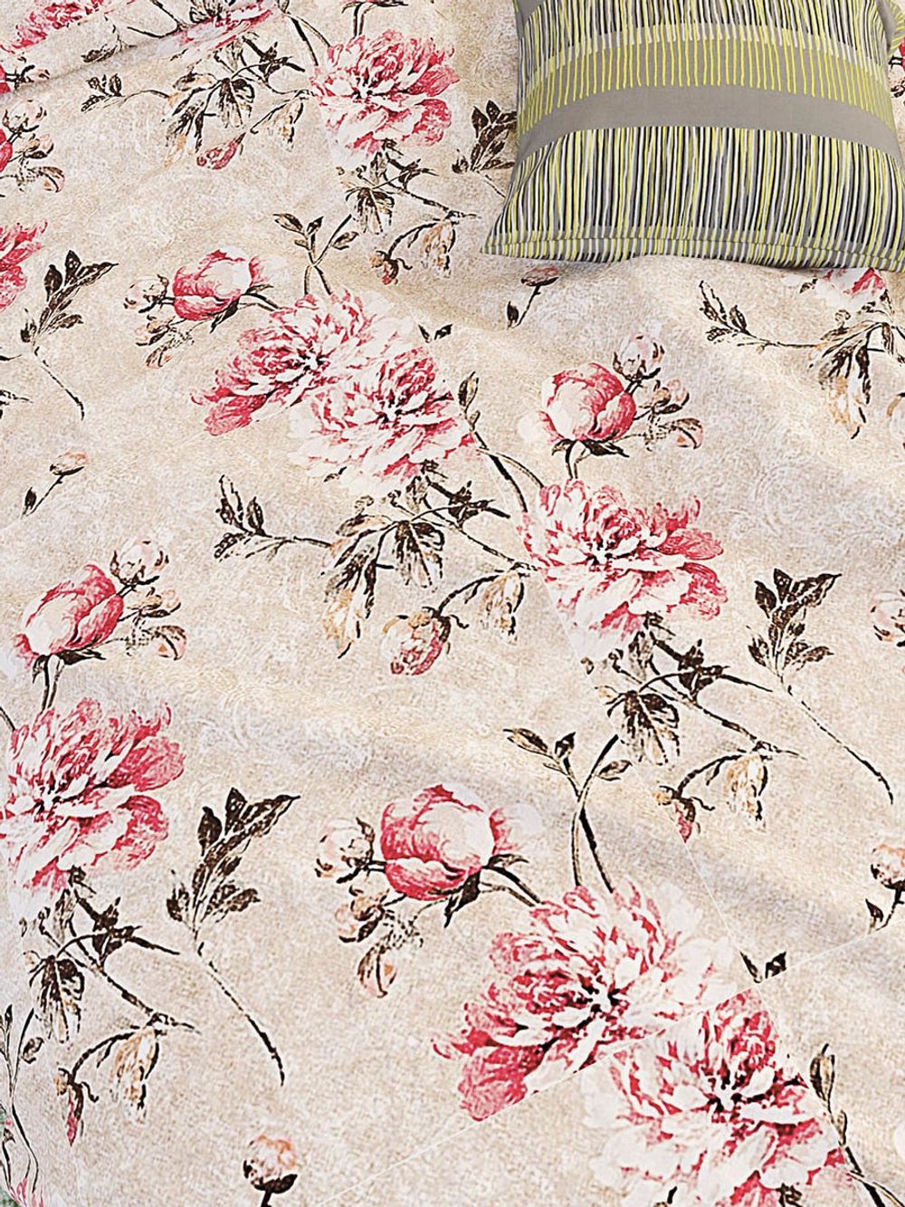 Наволочка комплект 2шт Сказка "Пионы винтаж" 40х60 см, перкаль