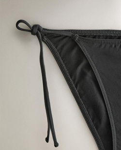 ZARA HOME ОДНОТОННЫЕ ПЛАВКИ-БИКИНИ, ЧЕРНЫЙ