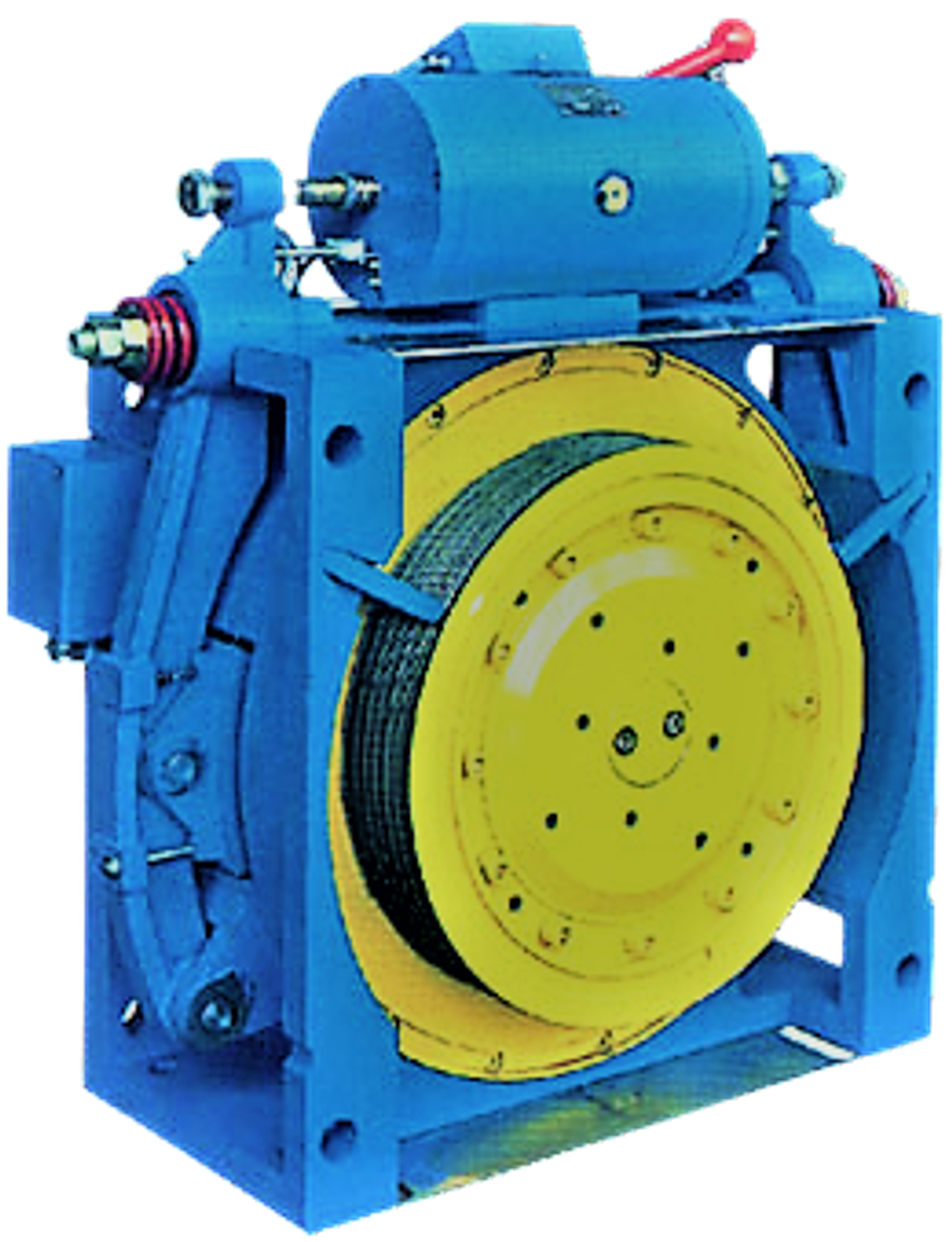 Лебедка безредукторная XINDA WWTY-B-1250 V=1.6 м/с шкив 410 мм 14 кВт  XINDA.