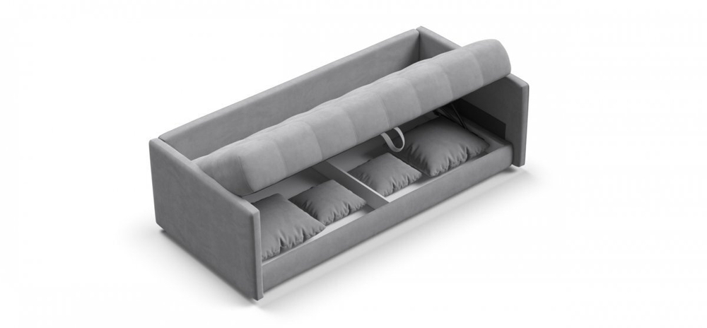 Тахта Босс Велюр Монолит сталь