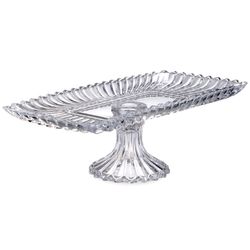 БЛЮДО СЕРВИРОВОЧНОЕ НА НОЖКЕ "BRILLIANCE" ПРЯМОУГОЛЬНОЕ, 38*17,5*11,5 СМ