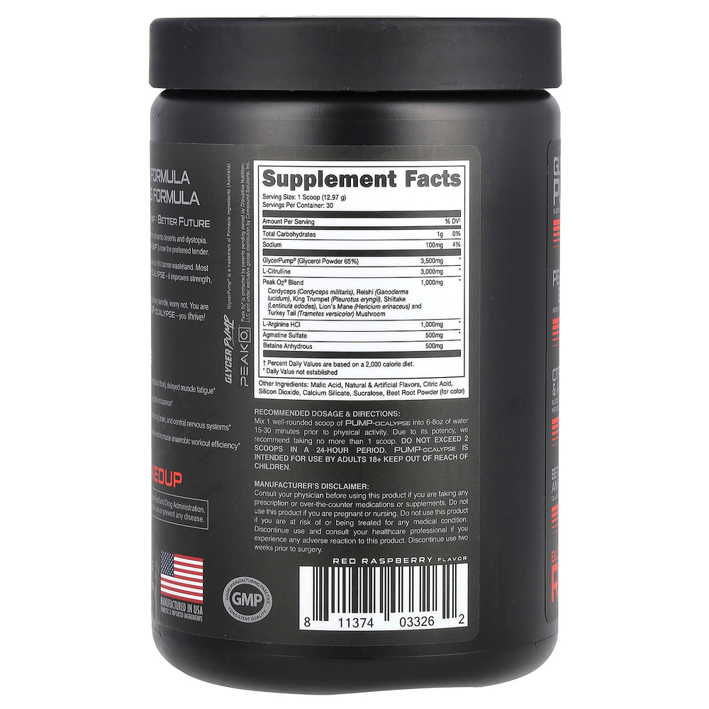 Bucked Up, Pump-Ocalypse, кровяная камедь, 388,95 г (13,72 унции)
