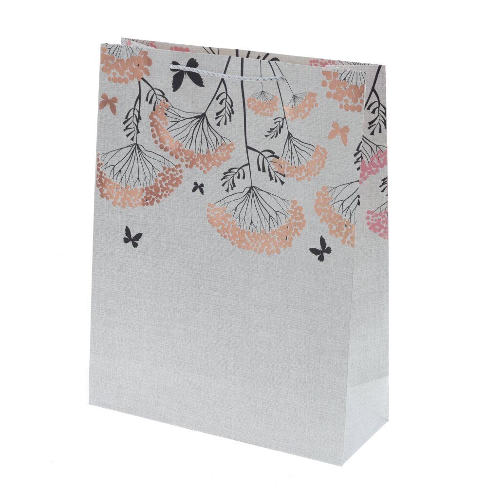 GAEM Пакет подарочный L (бумага 210г/м2, блок микс 12шт), L31 W12 H40 см, 4в.