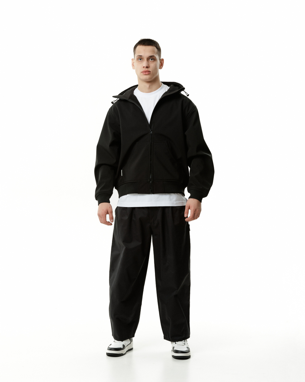 Куртка THE BAD FRIENDS Softshell короткая черный
