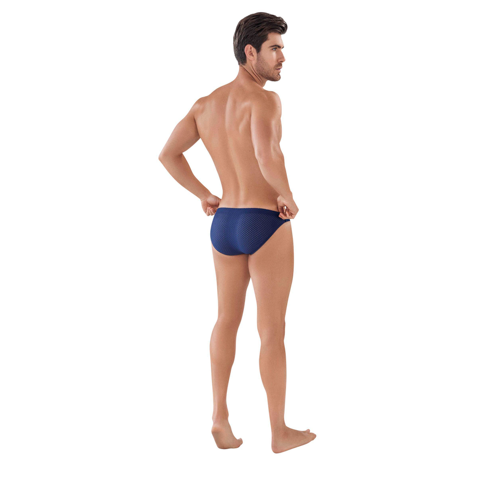 Мужские трусы слипы темно-синие Clever Moda SECRETS BRIEF 087508