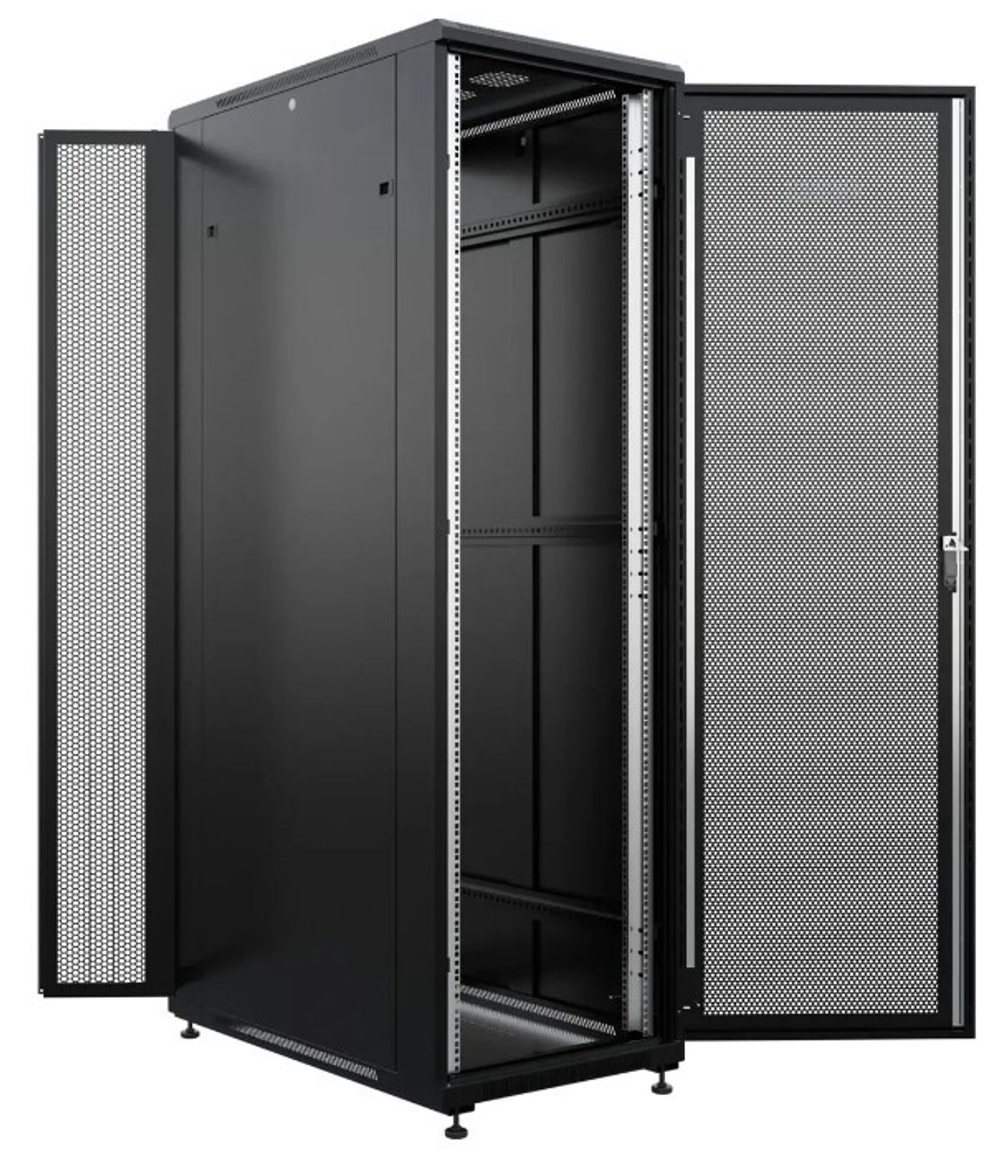 Шкаф напольный NTSS NTSS-R42U60100PD/PDD-BL
