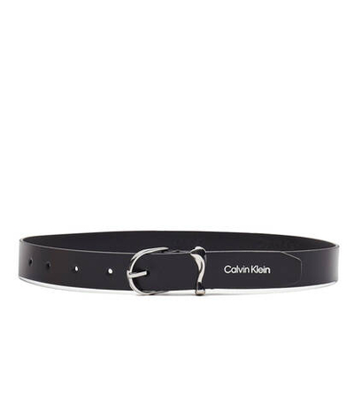 Кожаный ремень Must Organic Loop Calvin Klein - черный(K60K613234)