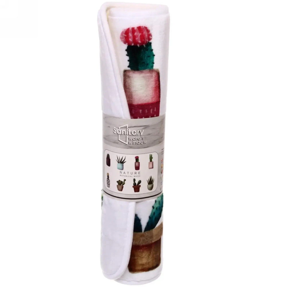 Коврик для ванной 45*75"Кактус»