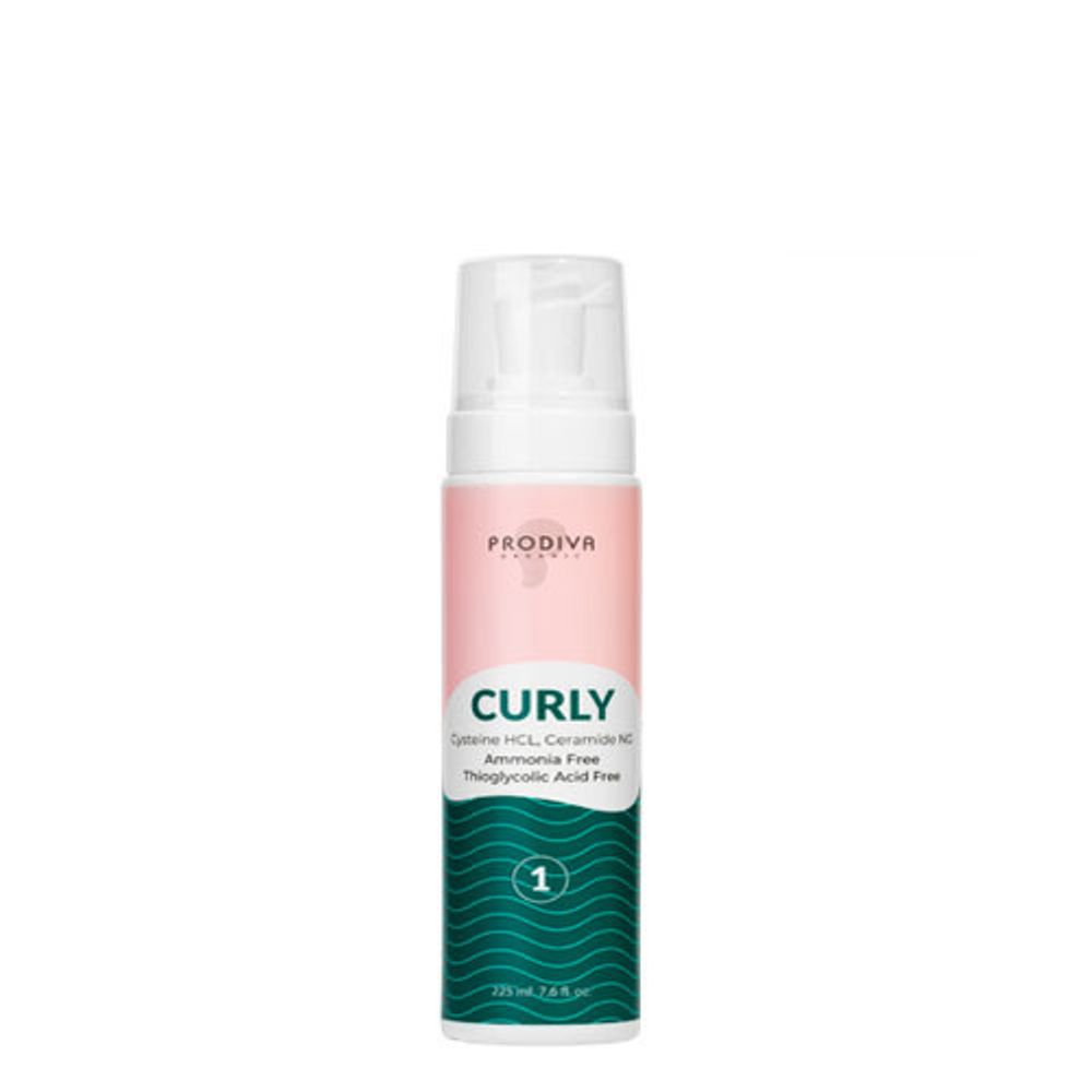 Prodiva Curly Полуперманентный состав для прикорневого объёма и завивки волос 1 Шаг
