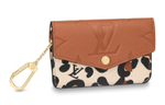 LOUIS VUITTON Key Pouch Wild At Heart Caramel