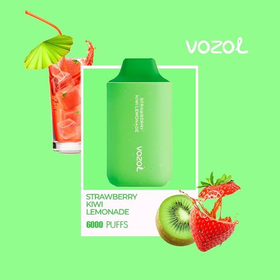 VOZOL STAR 6000 - Strawberry Kiwi Lemonade (5% nic)