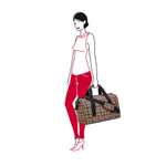 Сумка allrounder l glencheck red