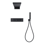 Душевой комплект Black&White Universe UK8330B 1 режим, матовый черный