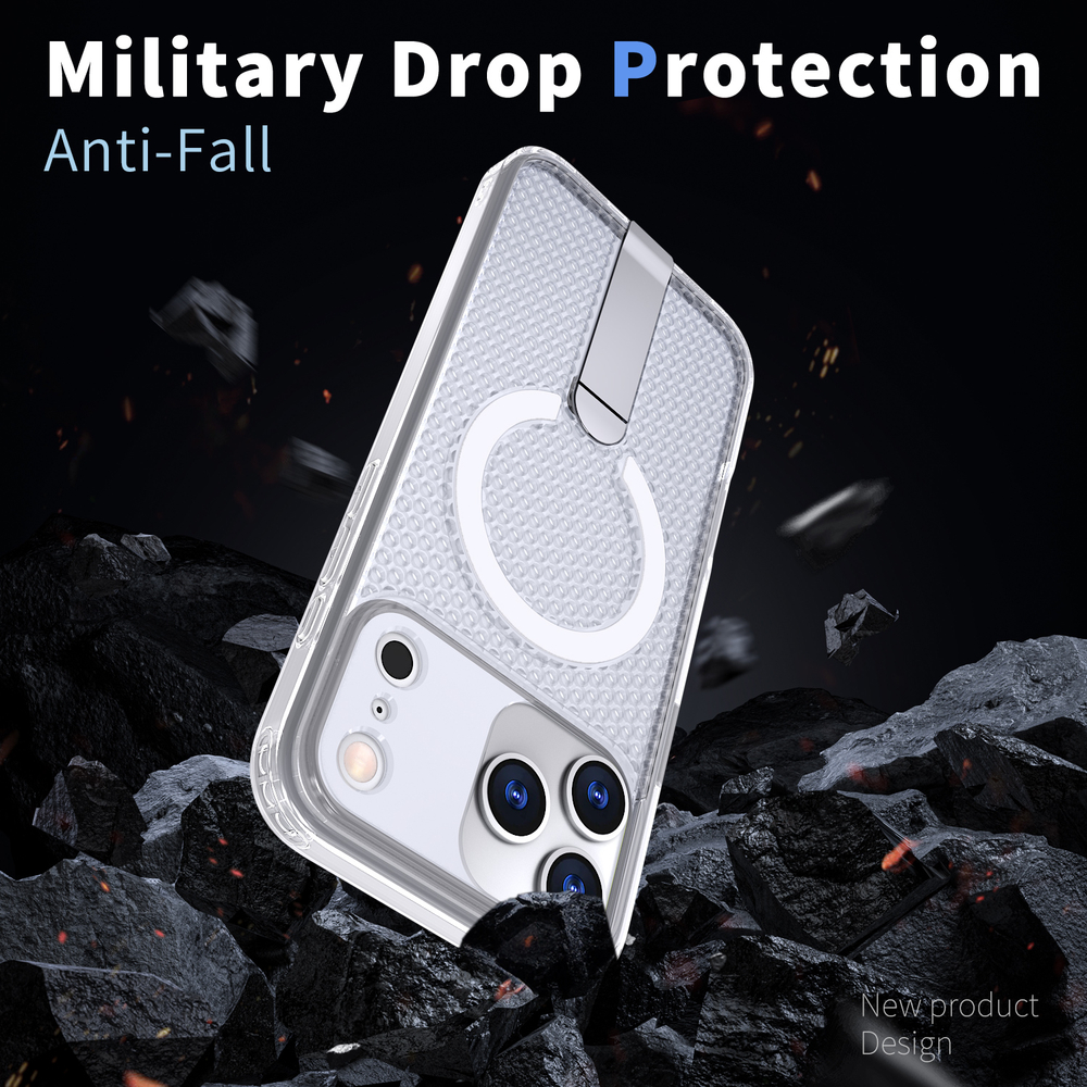 Прозрачный чехол Mesh Pro Magnetic Case для iPhone 17 Pro