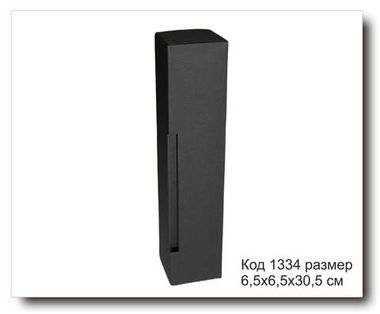 Коробка Код 1334 размер 6,5х6,5х30,5 см для диффузора (черный картон)