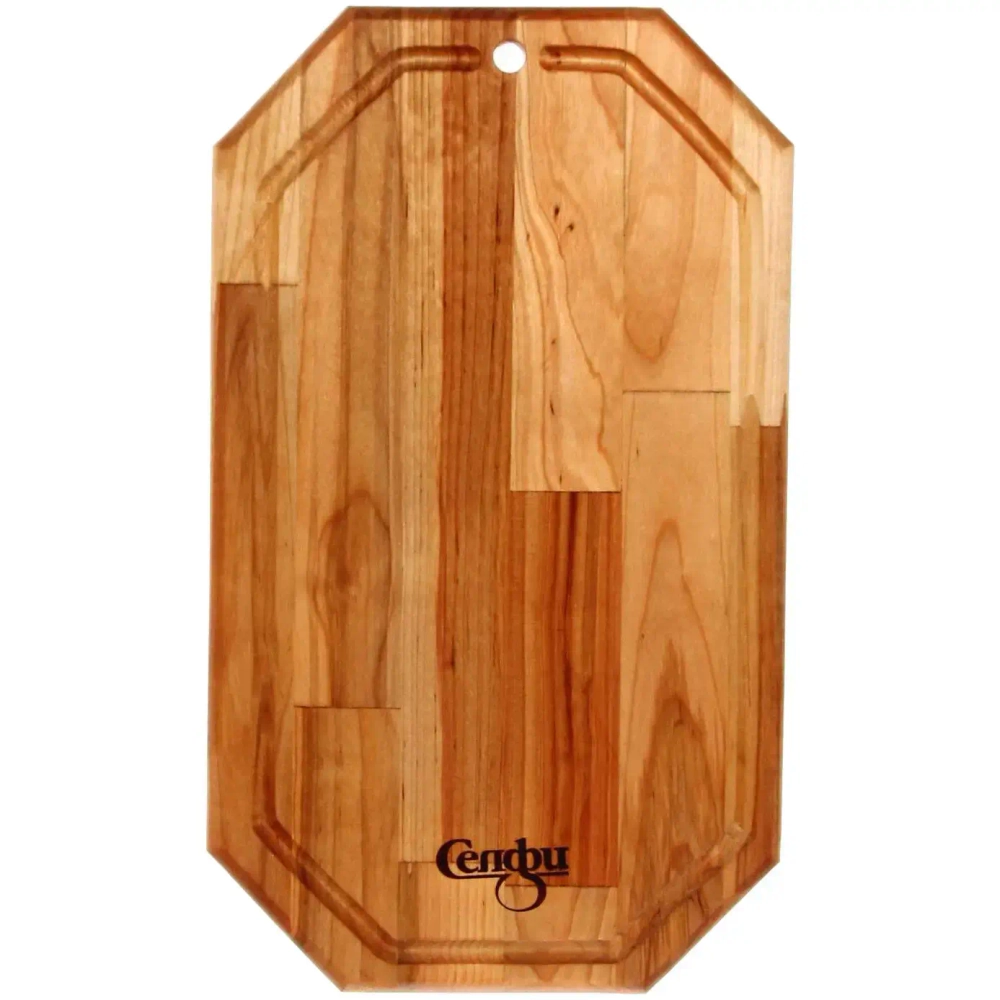 Доска разделочная «Гайка» большая с желобом 38*22*1,8см