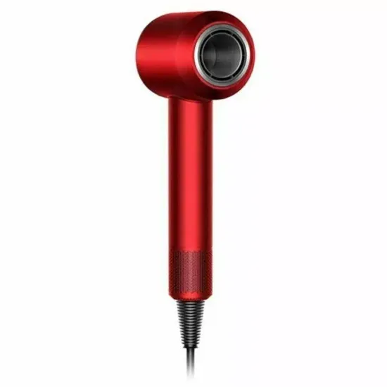 Фен Dyson Supersonic HD07, Red/Nickel + с подарочным кожаным чехлом EU