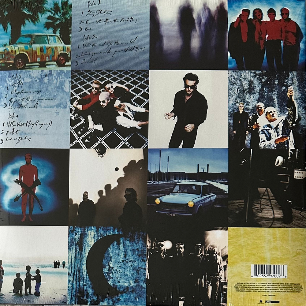 U2 ‎– Achtung Baby 2LP (Чехия 2018г.)