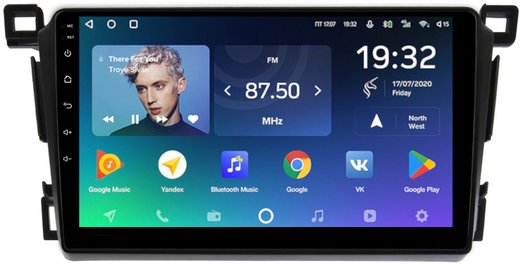 Магнитола для Toyota RAV4 40 2012-2019 (рамка 9) - Teyes SPRO+ Android 10, ТОП процессор, 4-32, SIM-слот