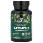 PlantFusion, Органический веганский комплекс витаминов группы B, 30 органических вегетарианских капсул